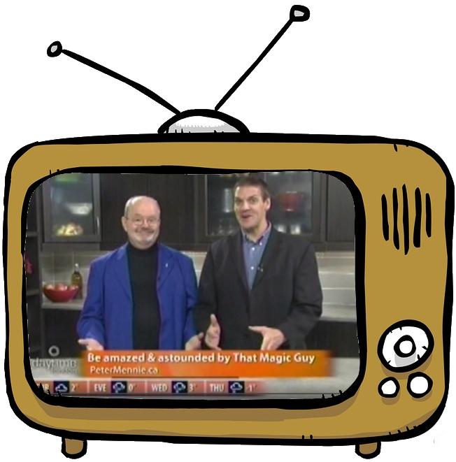 Retro_ T V_ Magic_ Show_ Interview PNG Image