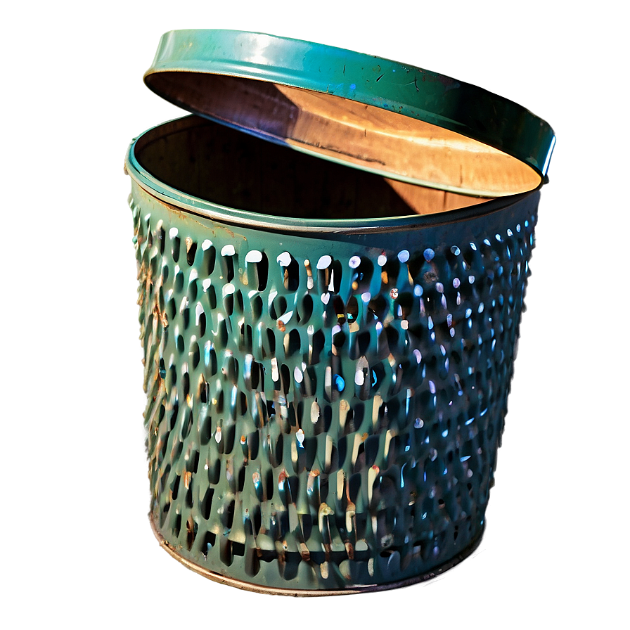 Retro Trash Can Png Kwy20 PNG Image