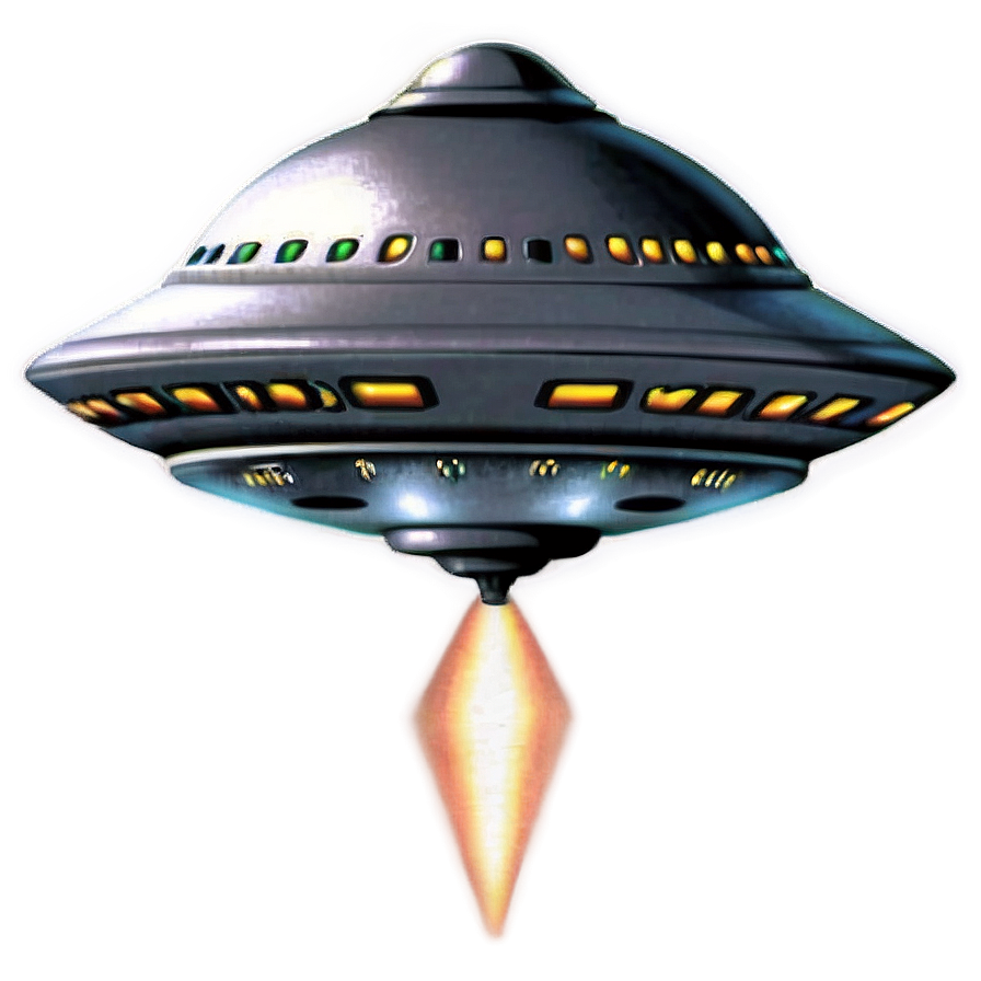 Retro Ufo Png 88 PNG Image