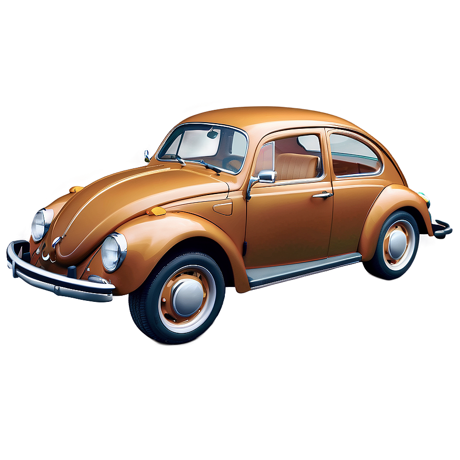 Retro Volkswagen Beetle Model Png Ifx PNG Image