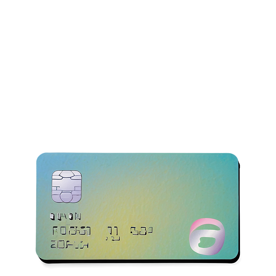 Reverse Card In Pastel Colors Png 10 PNG Image