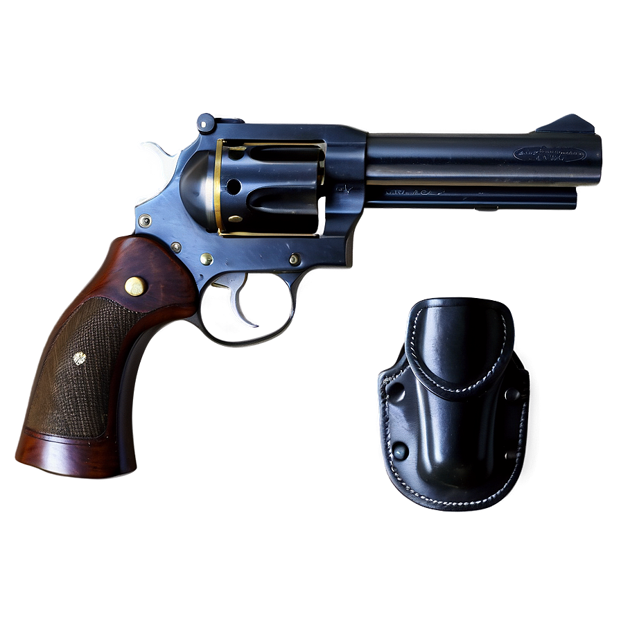 Revolver And Holster Set Png 1 PNG Image