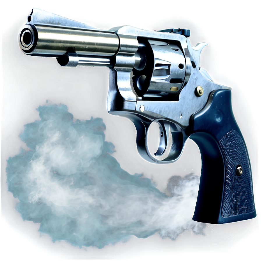 Revolver With Smoke Effect Png Pru78 PNG Image