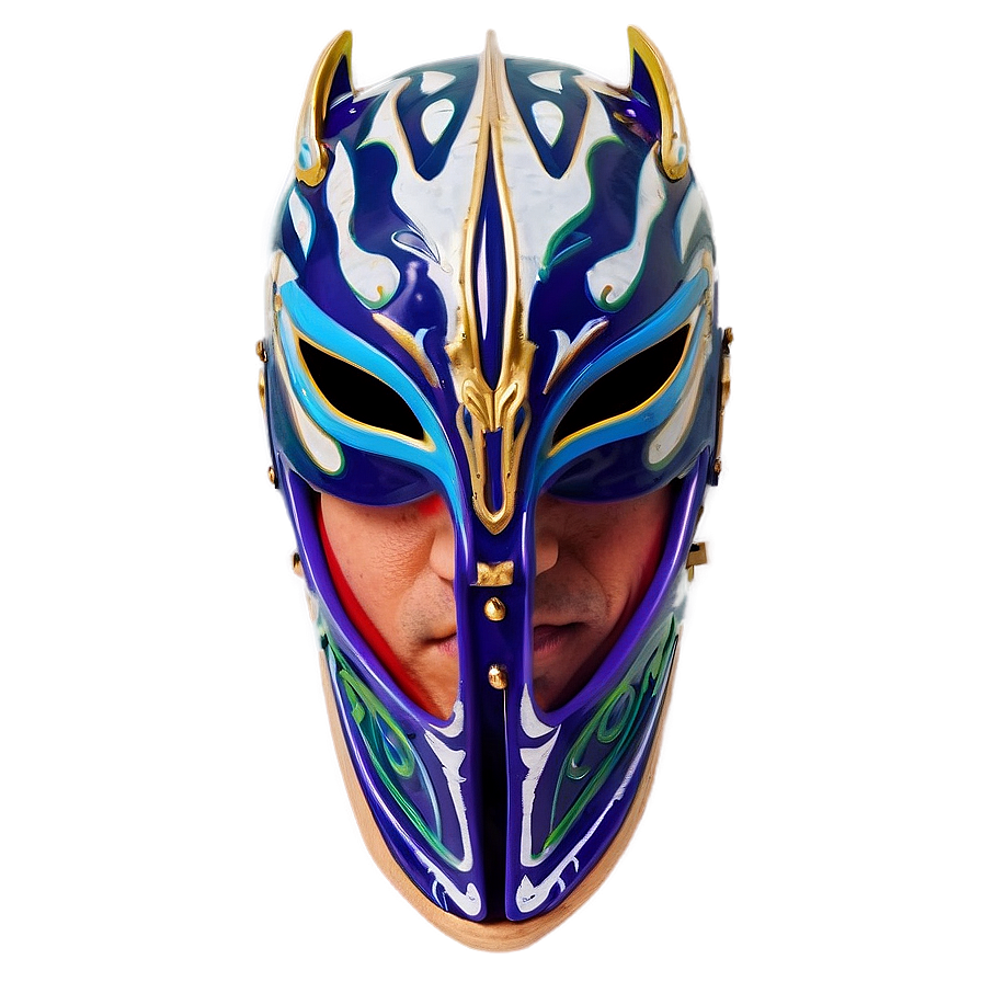 Rey Mysterio Luchador Mask PNG Image