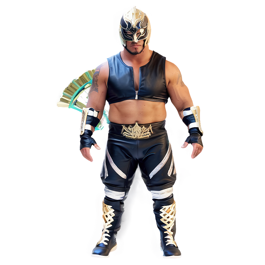 Rey Mysterio Returning Champion Png 06122024 PNG Image