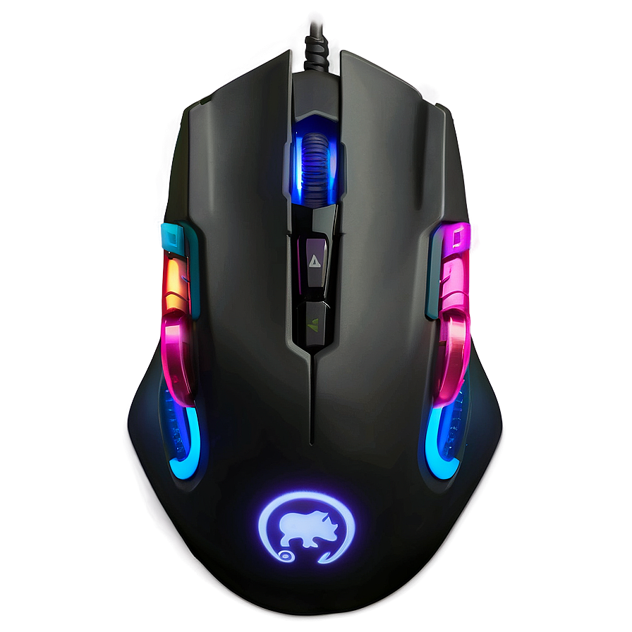 Rgb Gaming Mouse Png Els74 PNG Image