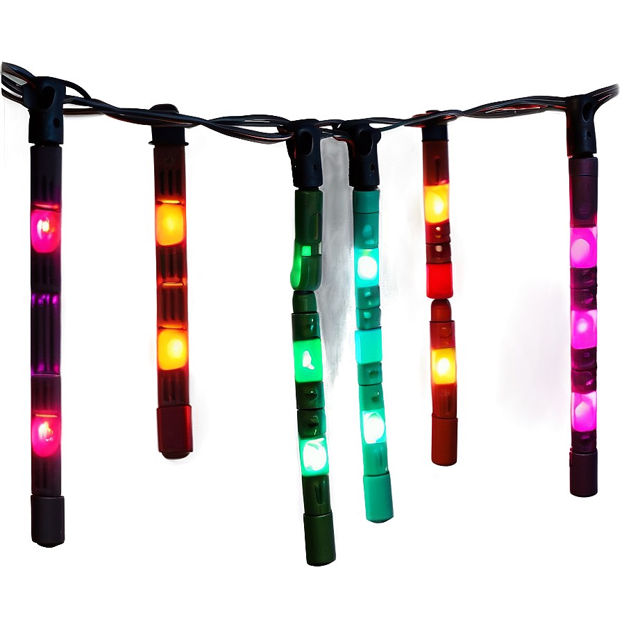 Rgb String Lights Png 6 PNG Image