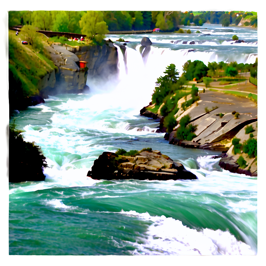 Rhine Falls Natural Beauty Png Swb PNG Image