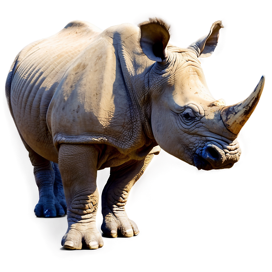 Rhino Safari Encounter Png Msd PNG Image