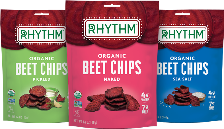 Rhythm Organic Beet Chips Variety Pack PNG Image