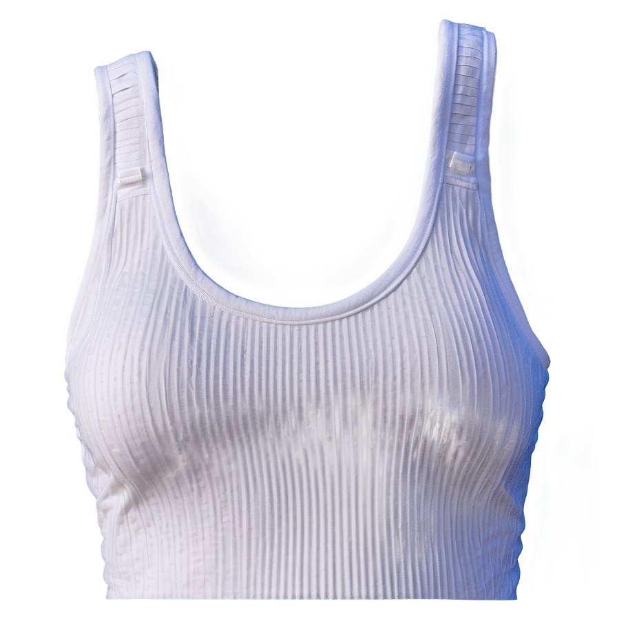 Ribbed White Tank Top Texture Png Hnw48 PNG Image