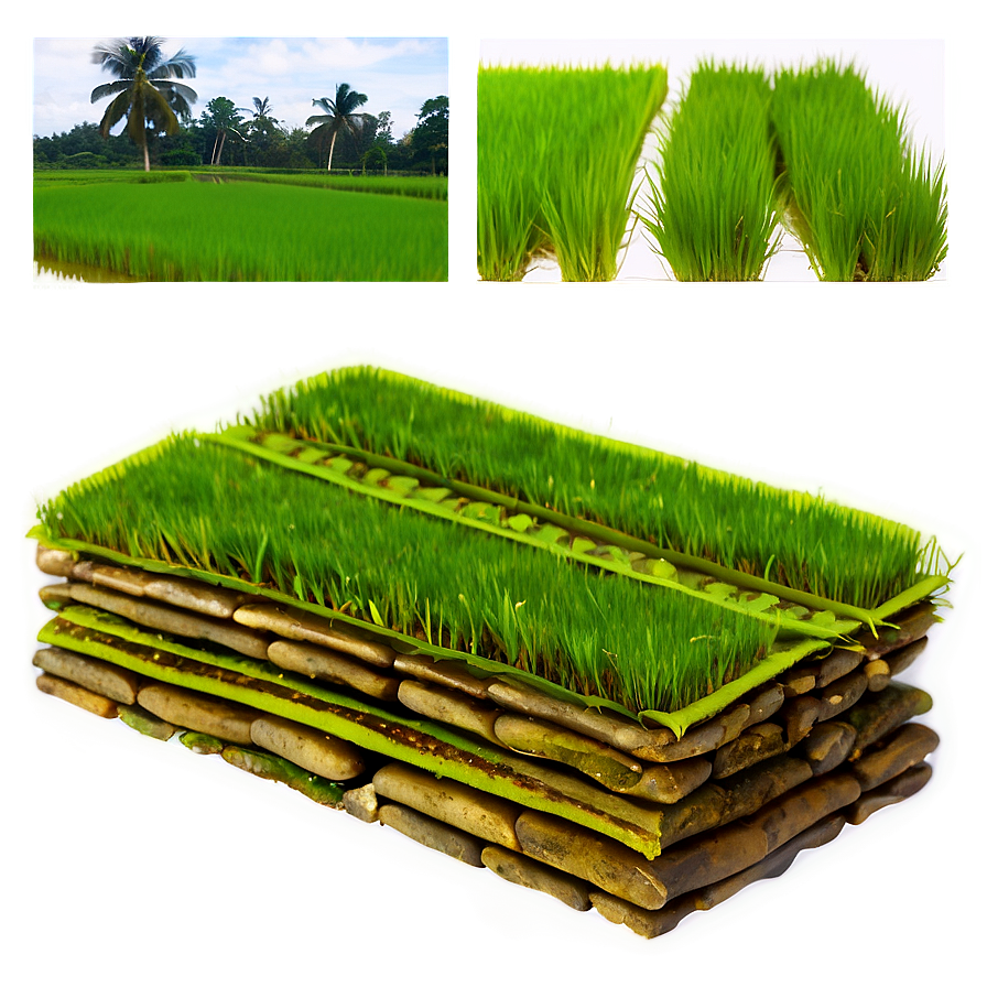 Rice Paddy Png Qcf PNG Image