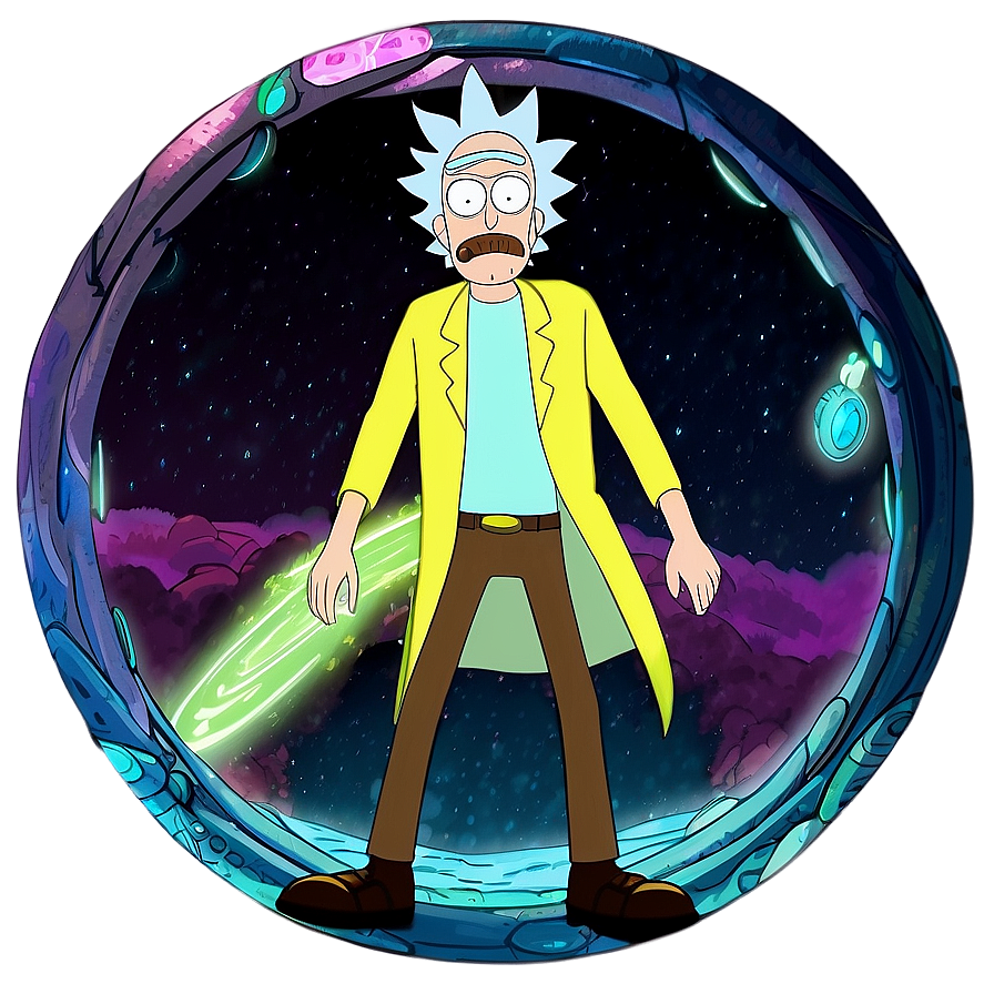 Rick And Morty Portal Adventure Png Ani PNG Image