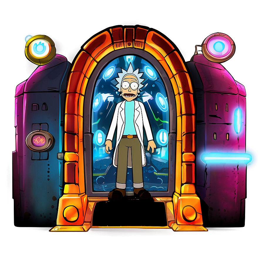 Rick And Morty Portal Discovery Png Jex PNG Image