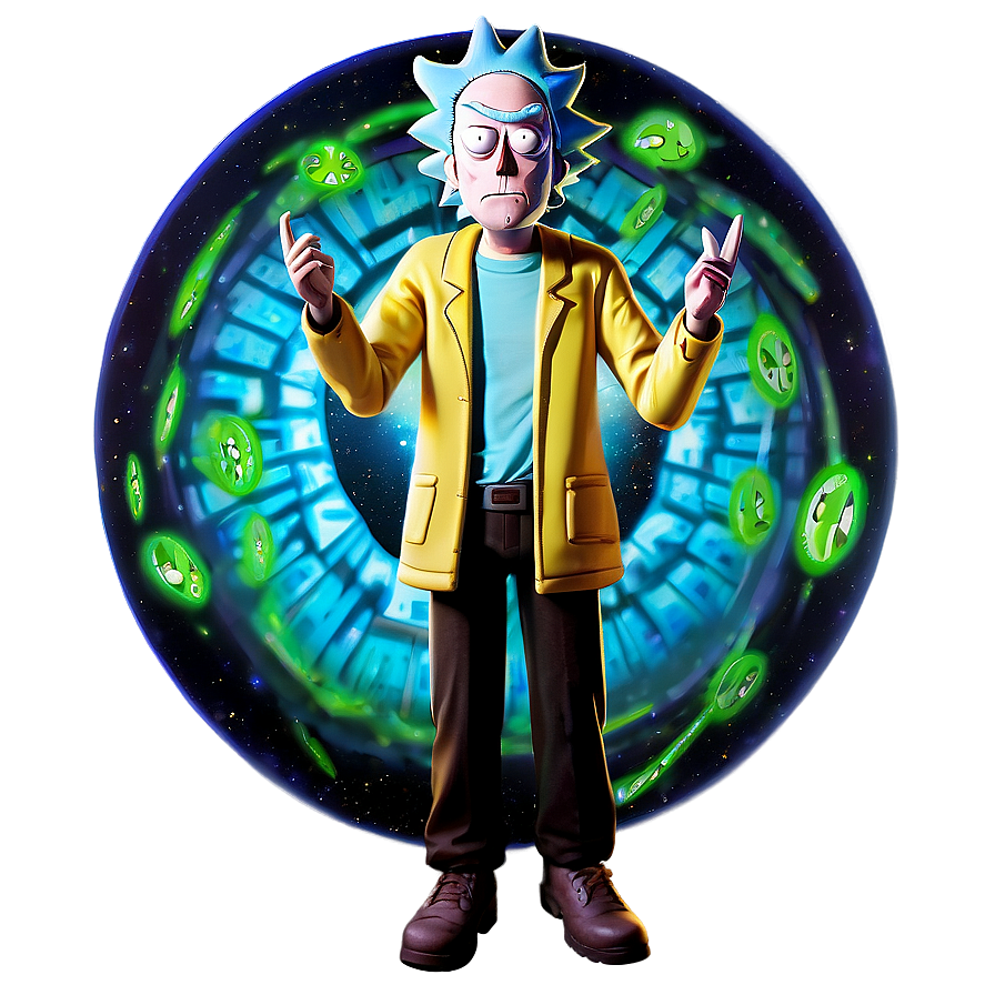 Rick And Morty Portal To Infinity Png Qjj20 PNG Image