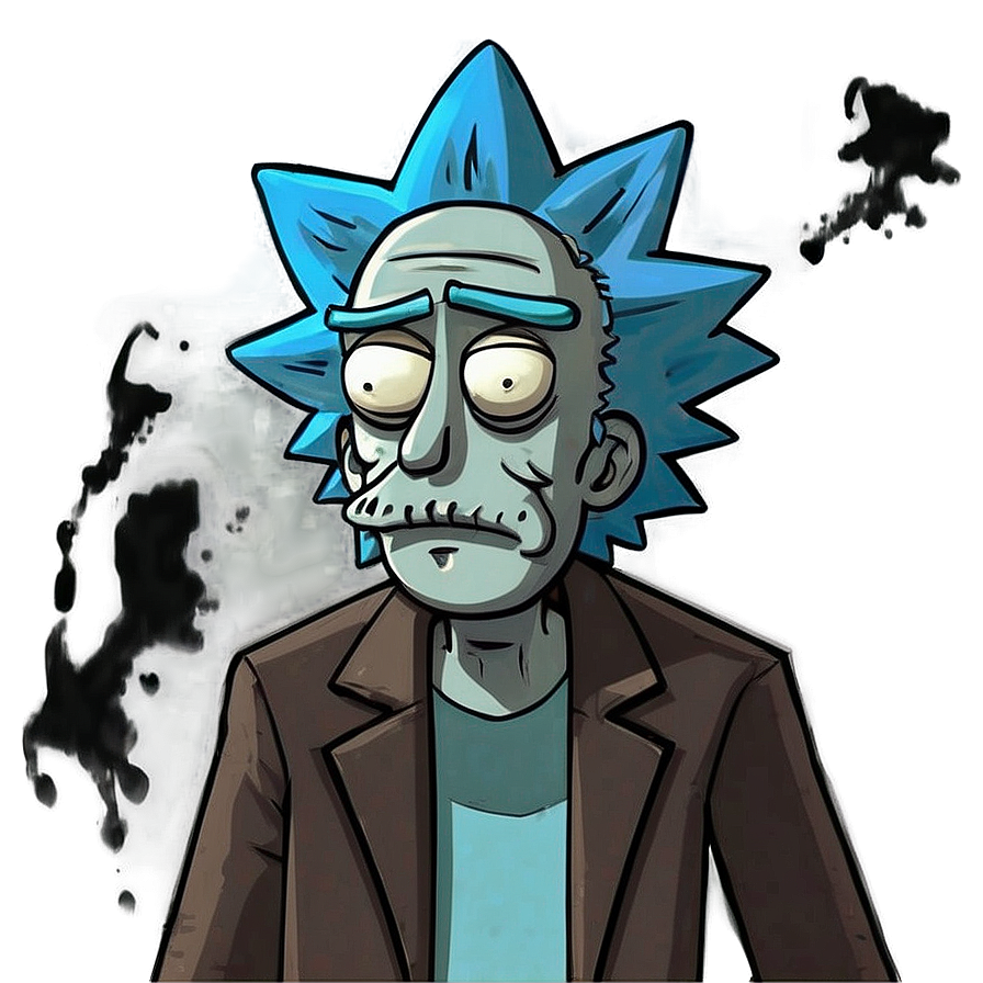 Rick Sanchez Fan Art Png Hsp PNG Image