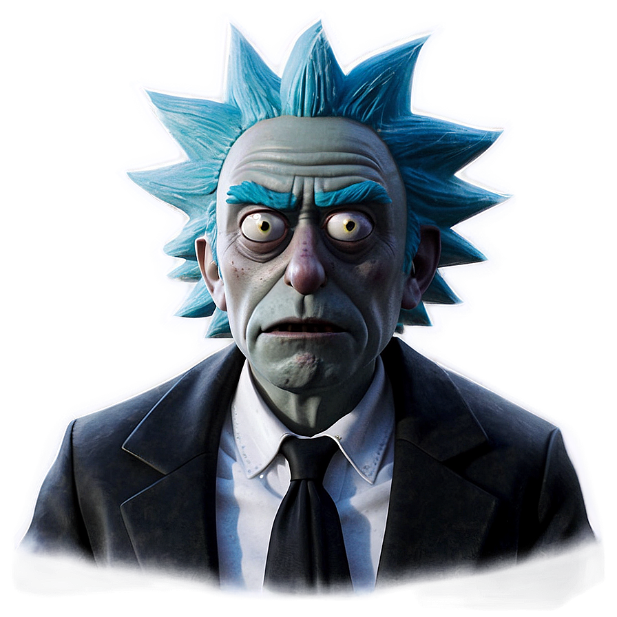 Rick Sanchez Portrait Png 06122024 PNG Image