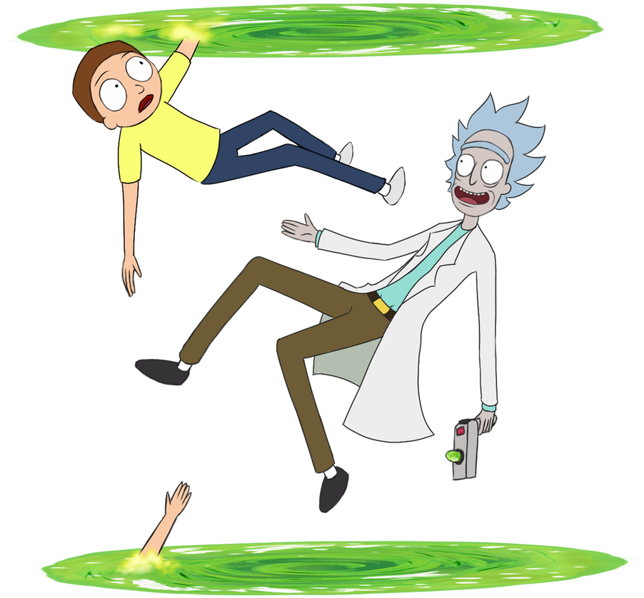 Rickand Morty Portal Adventure PNG Image