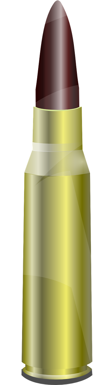 Rifle Cartridge Illustration PNG Image