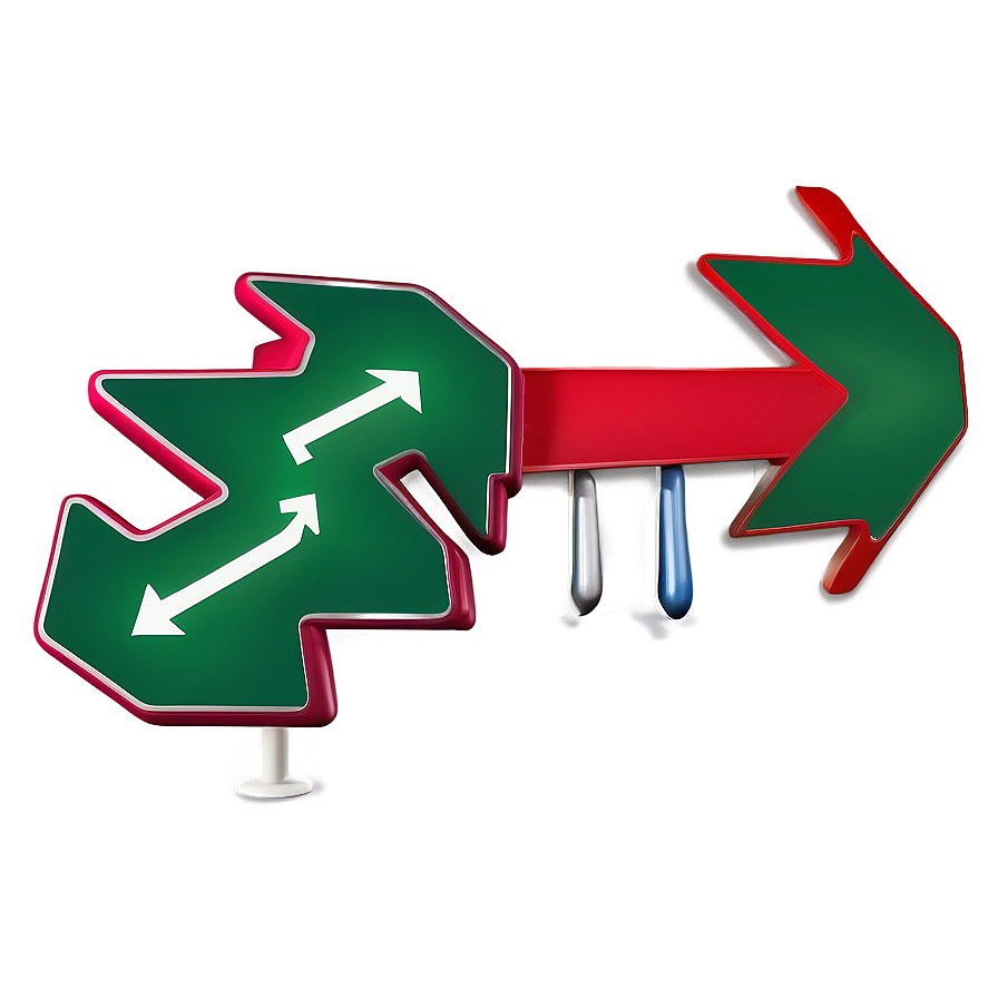 Right Turn Arrow Design Png 06262024 PNG Image