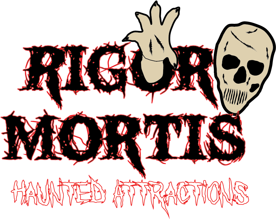 Rigor Mortis Haunted Attractions Logo PNG Image