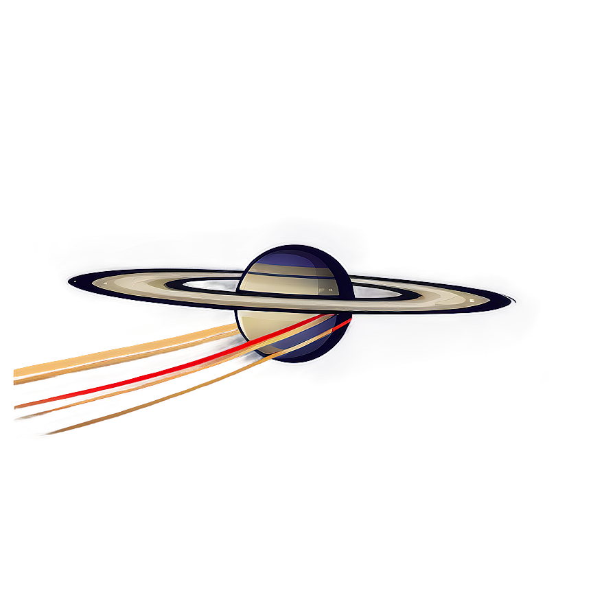 Ringed Saturn Illustration Png Ghc17 PNG Image