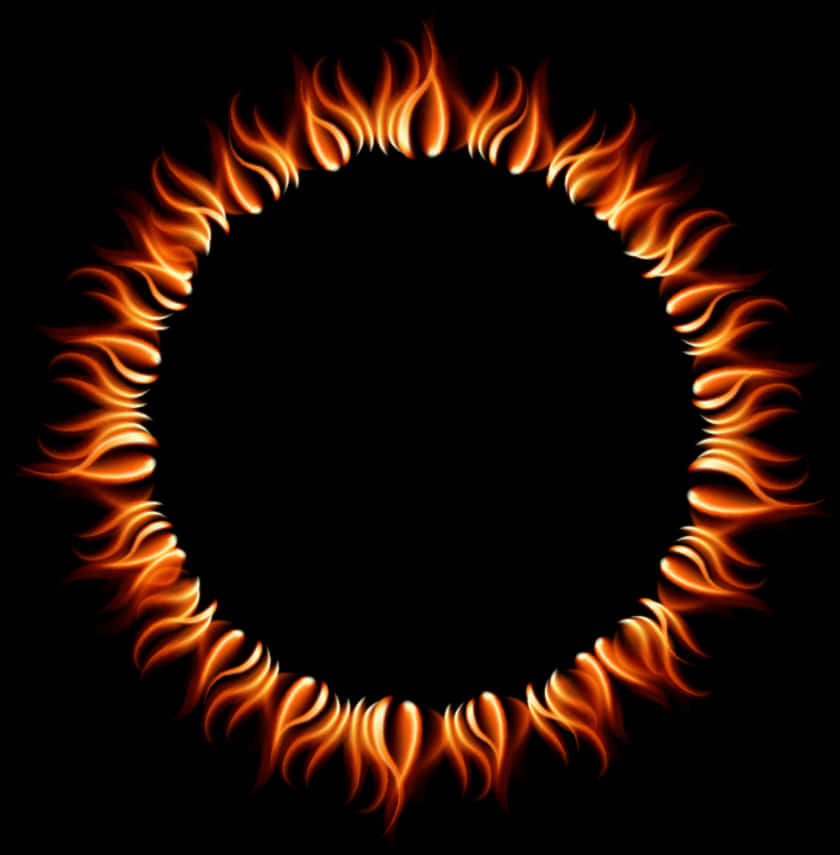 Ringof Fire Flames Circle PNG Image