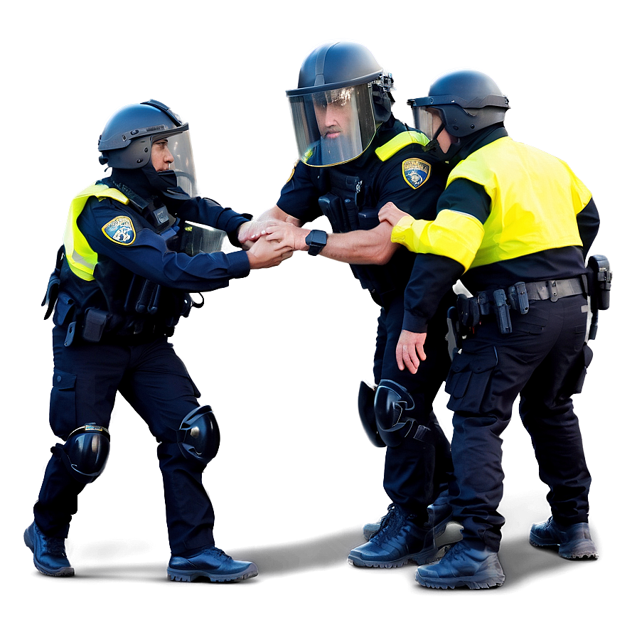 Riot Arrest Scenario Png 06242024 PNG Image