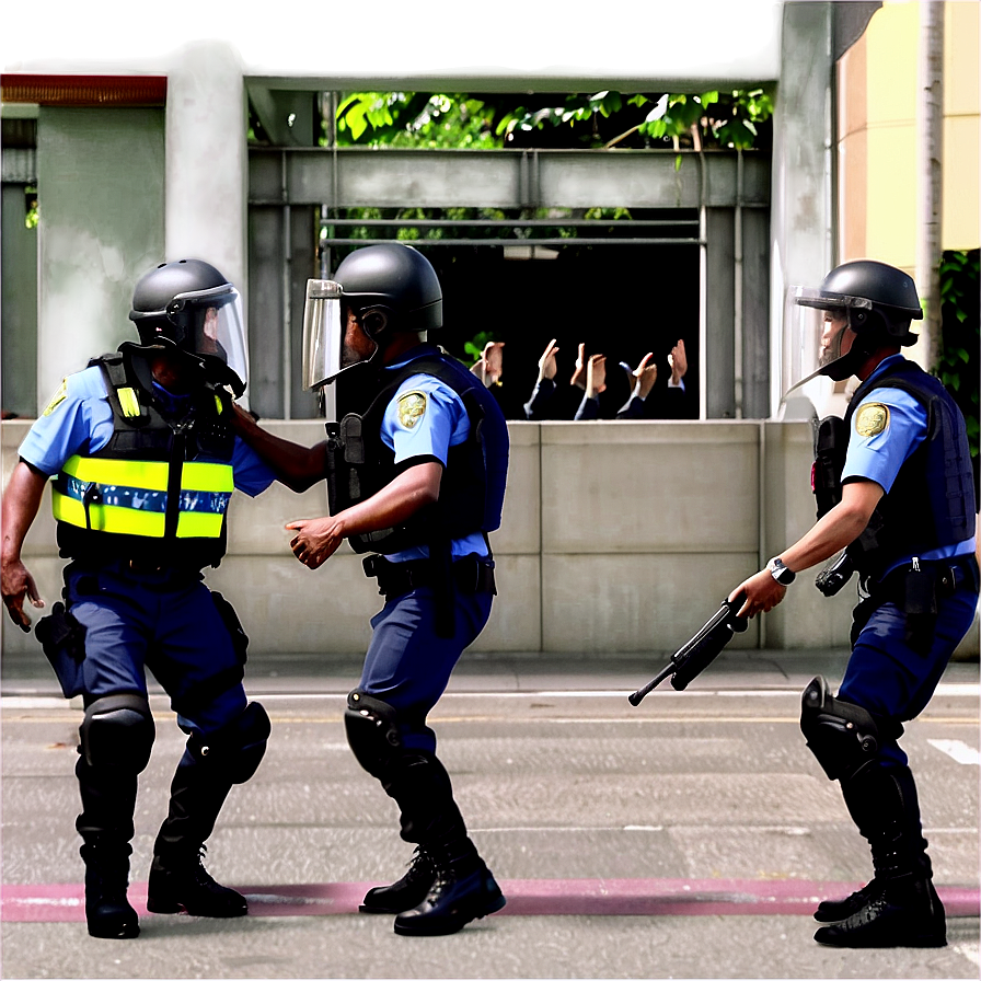 Riot Arrest Scenario Png 97 PNG Image