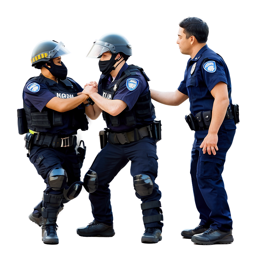 Riot Arrest Scenario Png Bvd37 PNG Image