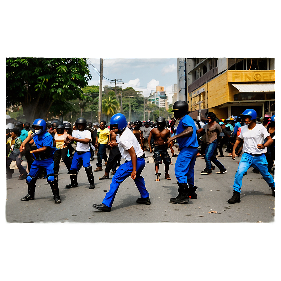 Riot In The City Center Png Now39 PNG Image