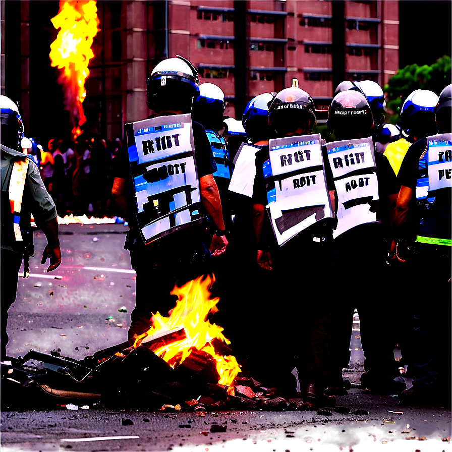 Riot Through The Streets Png Mrh PNG Image