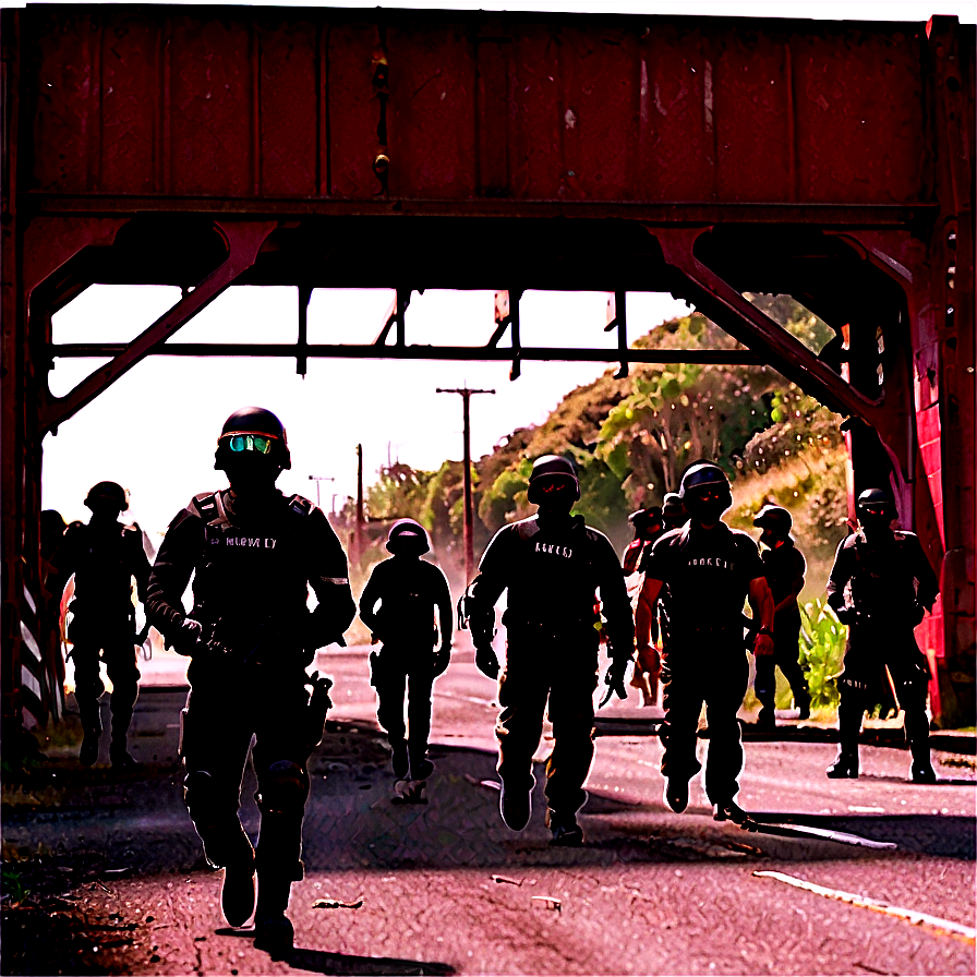 Riot Under The Bridge Png 74 PNG Image