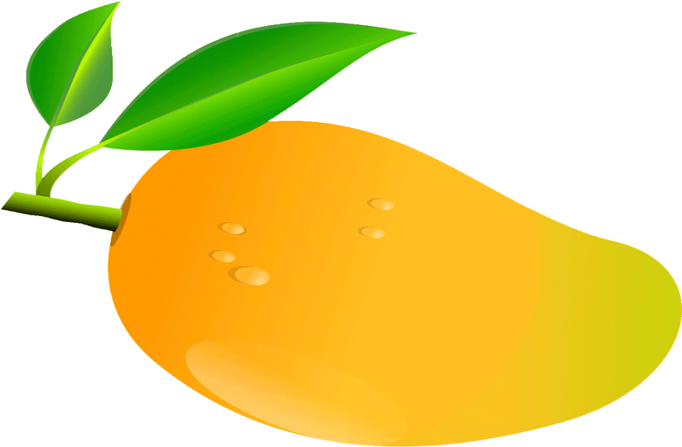 Ripe Mango Illustration PNG Image