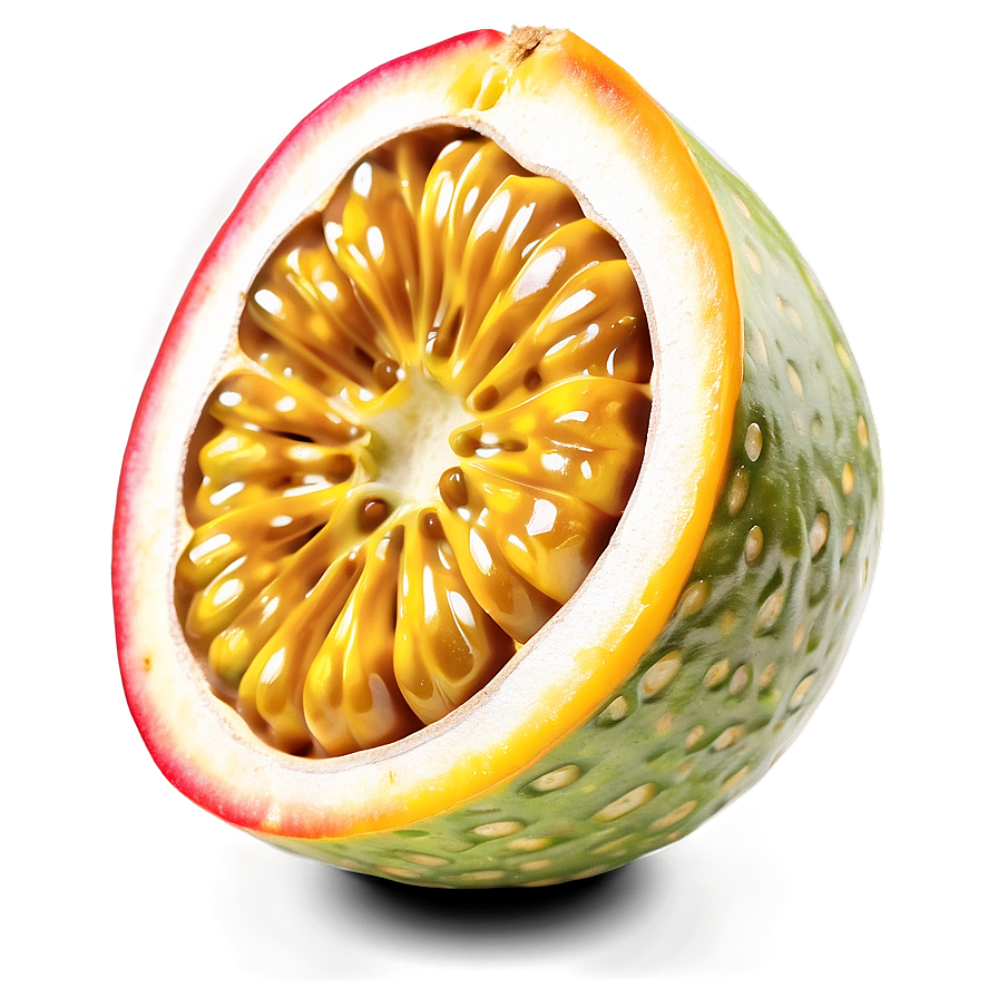 Ripe Passion Fruit Slice Png 06252024 PNG Image