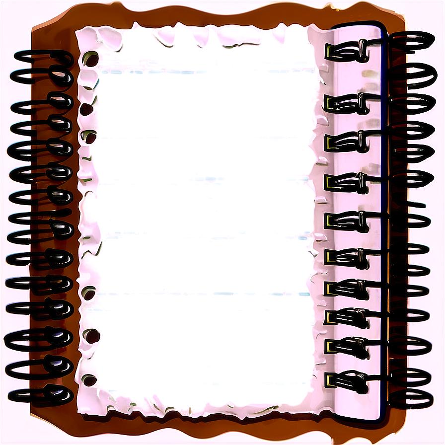 Ripped Notebook Page Png 85 PNG Image