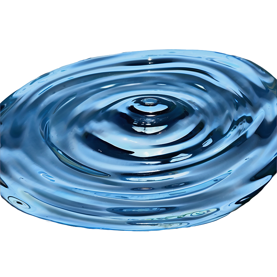 Ripple In Blue Tinted Water Png Qgm50 PNG Image