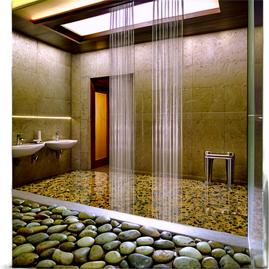 River Rock Shower Floor Png 90 PNG Image