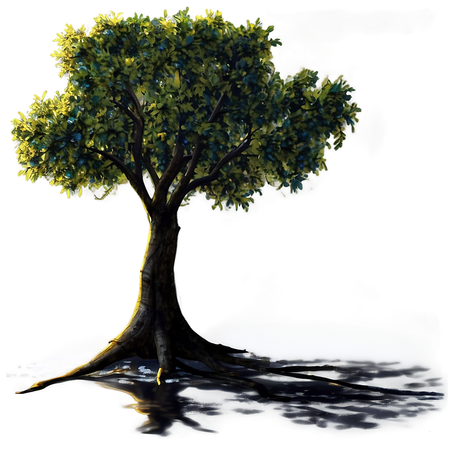 Riverside Tree Shadow Png Aoi PNG Image