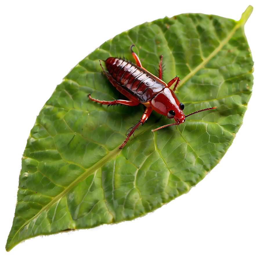 Roach On Leaf Png Xmo PNG Image