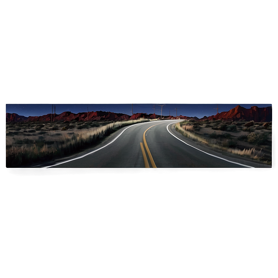 Road At Night Png Tfv76 PNG Image