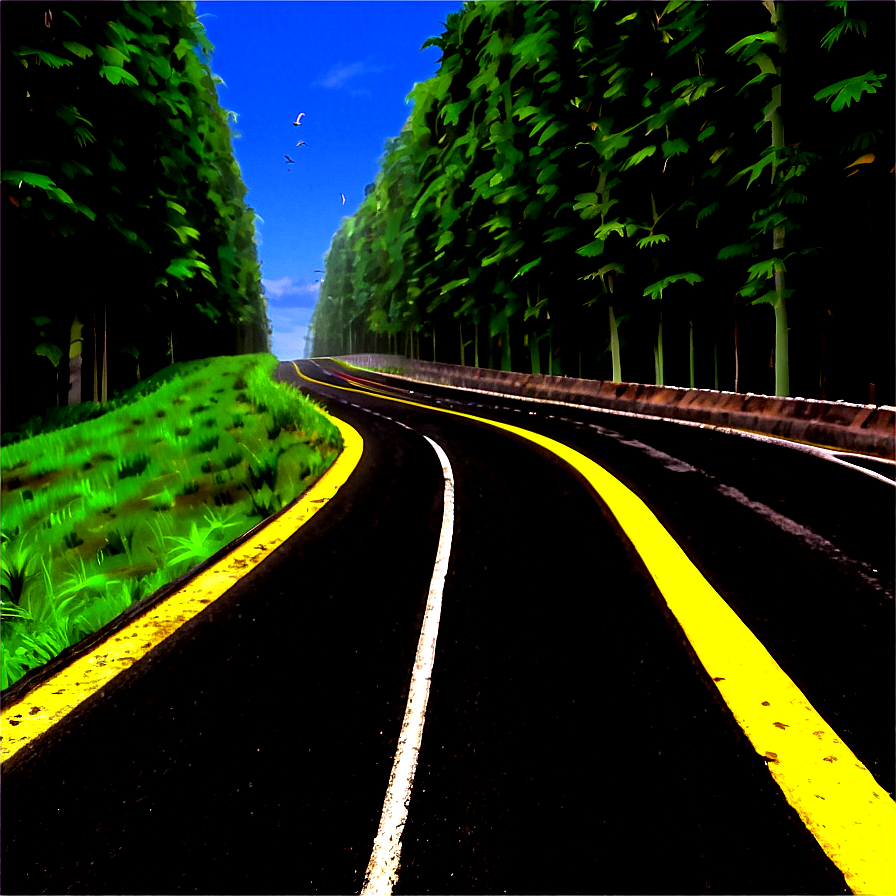 Road With Tunnels Png Tdr PNG Image