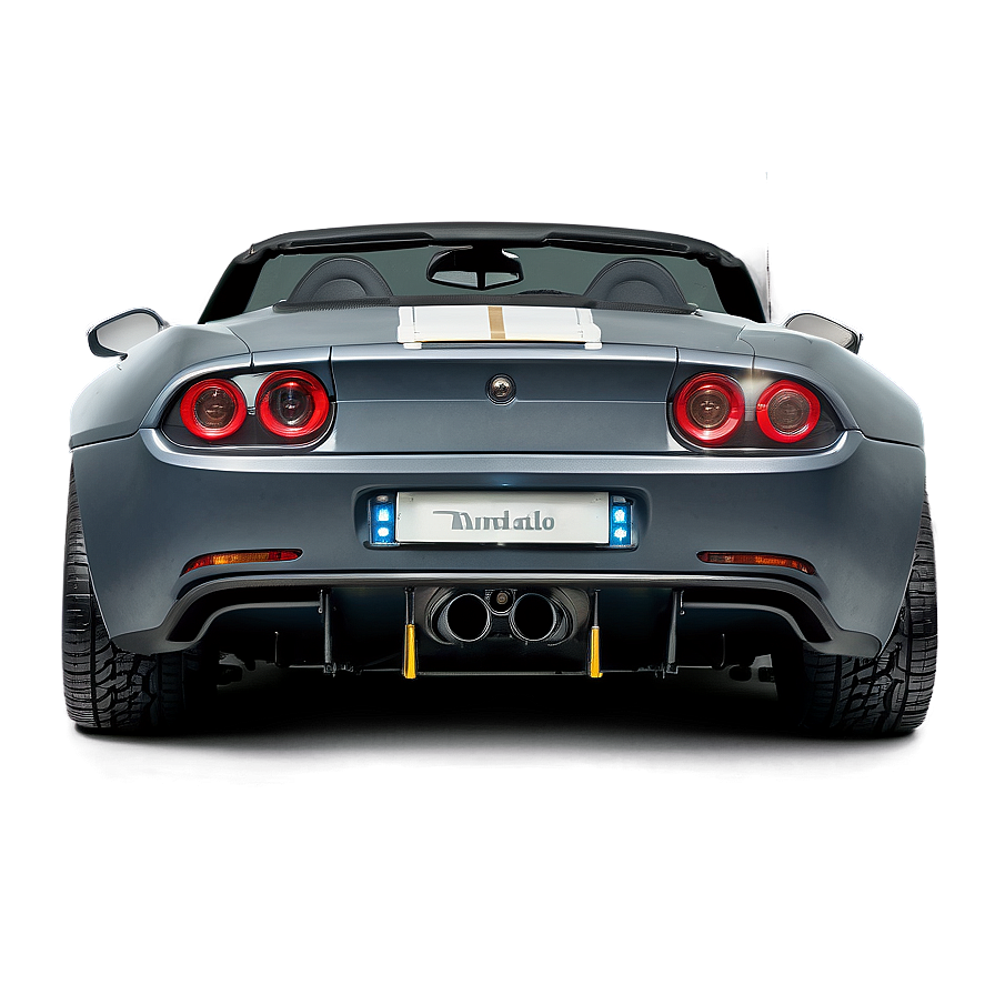 Roadster Rear View Png 17 PNG Image