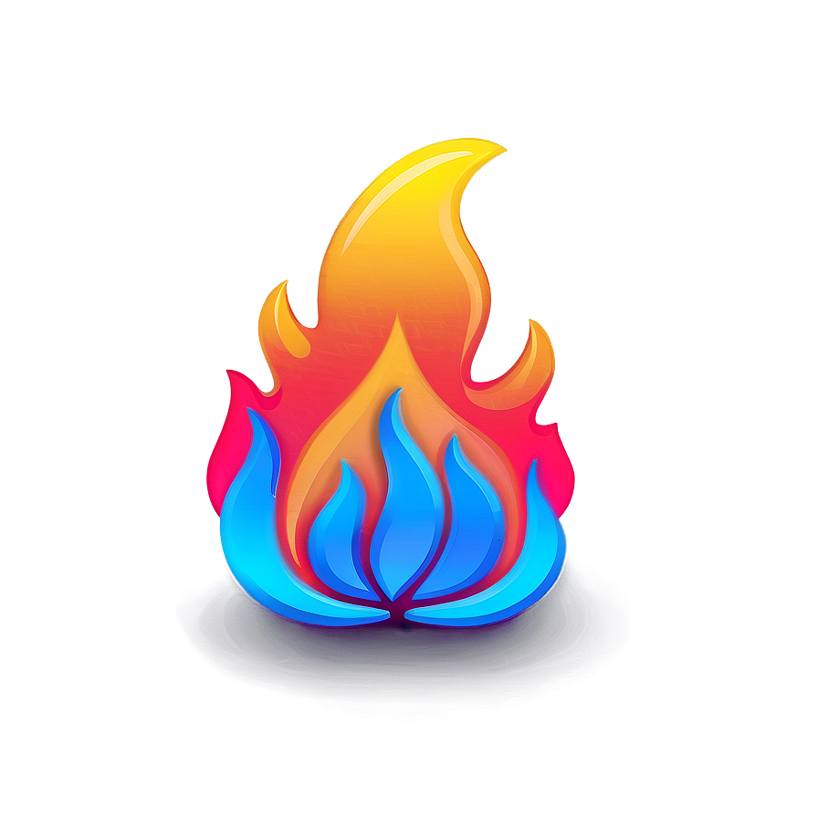 Roaring Fire Emoji Icon Png 6 PNG Image