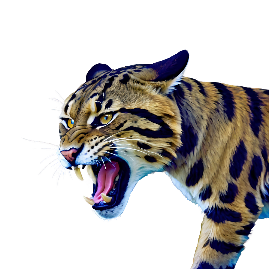 Roaring Wildcat Graphic Png Lry PNG Image