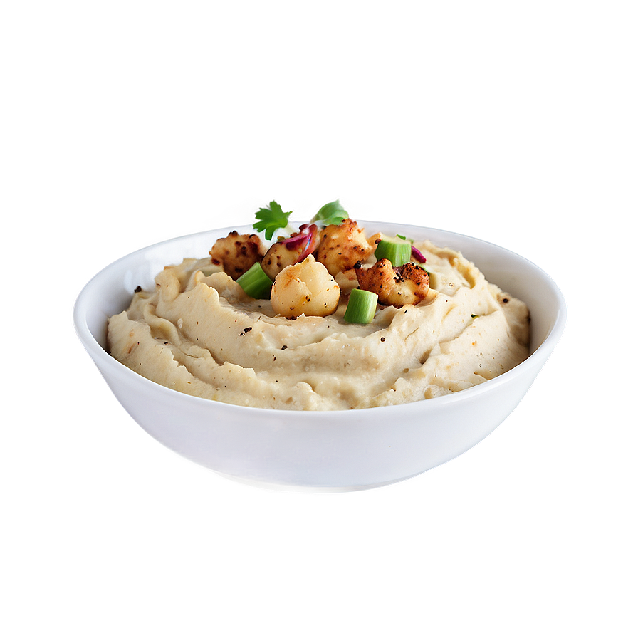 Roasted Cauliflower Hummus Png 06252024 PNG Image