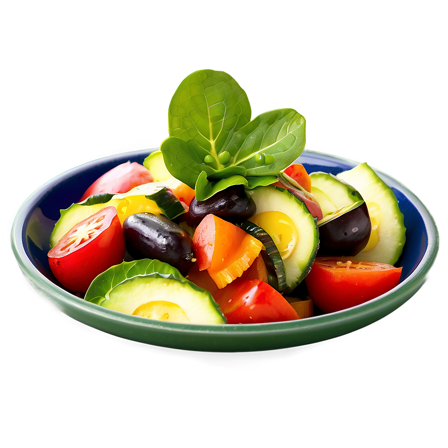 Roasted Vegetable Salad Png Svb75 PNG Image