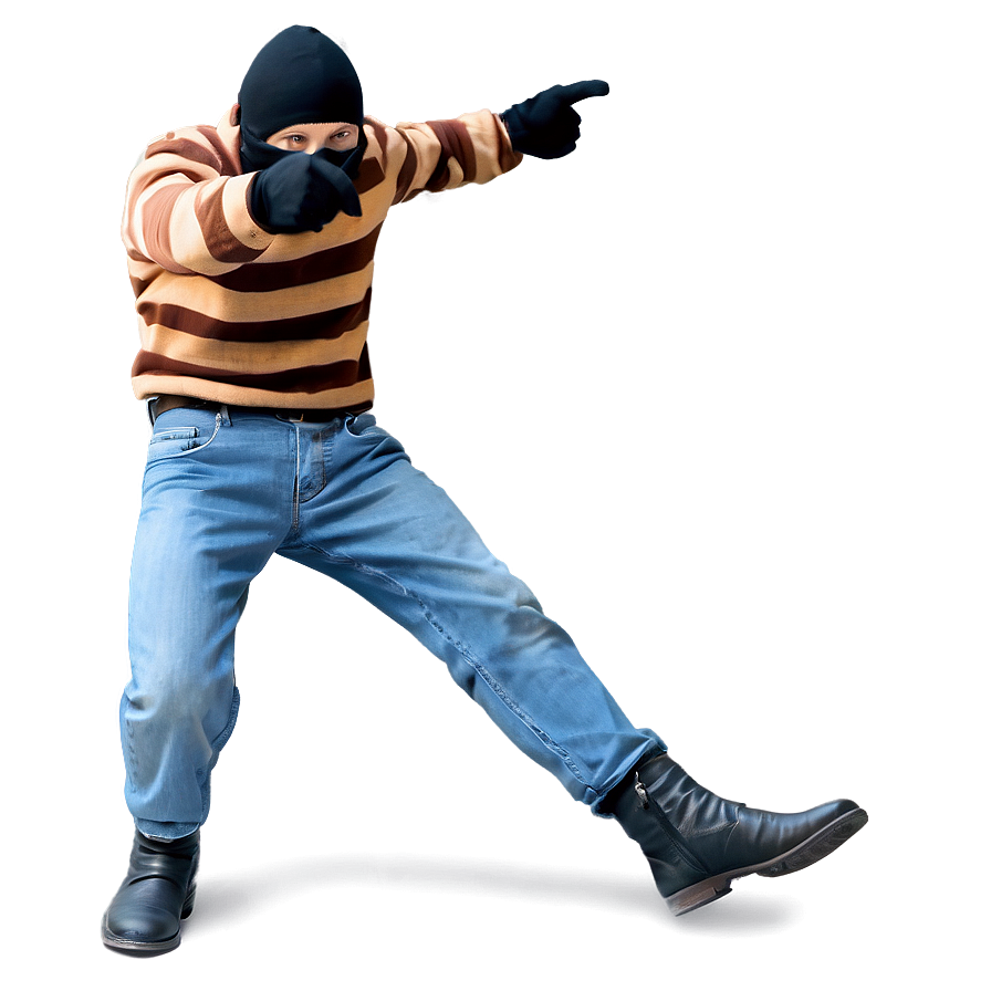 Robber Tiptoeing Png 93 PNG Image