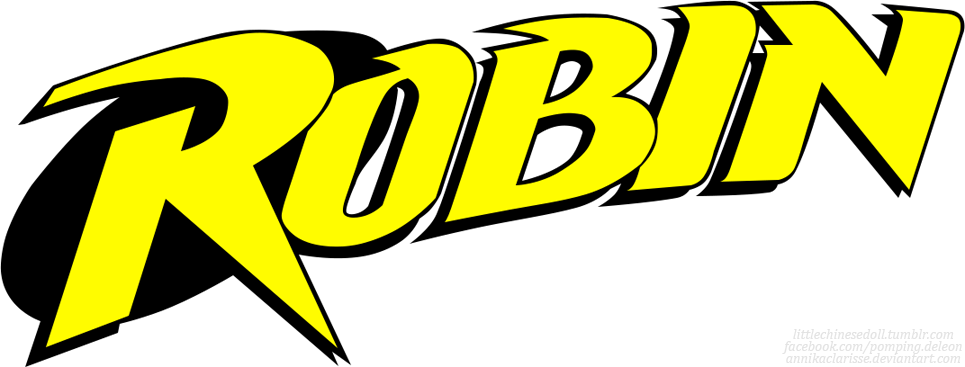 Robin Superhero Logo PNG Image