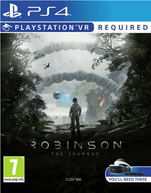 Robinson The Journey P S4 V R Game Cover PNG Image